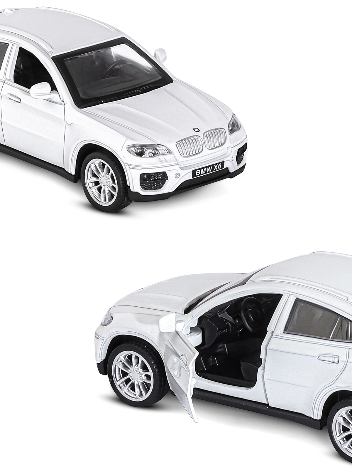Внедорожник АВТОпанорама BMW X6 1:42 JB1251175 - фото 8