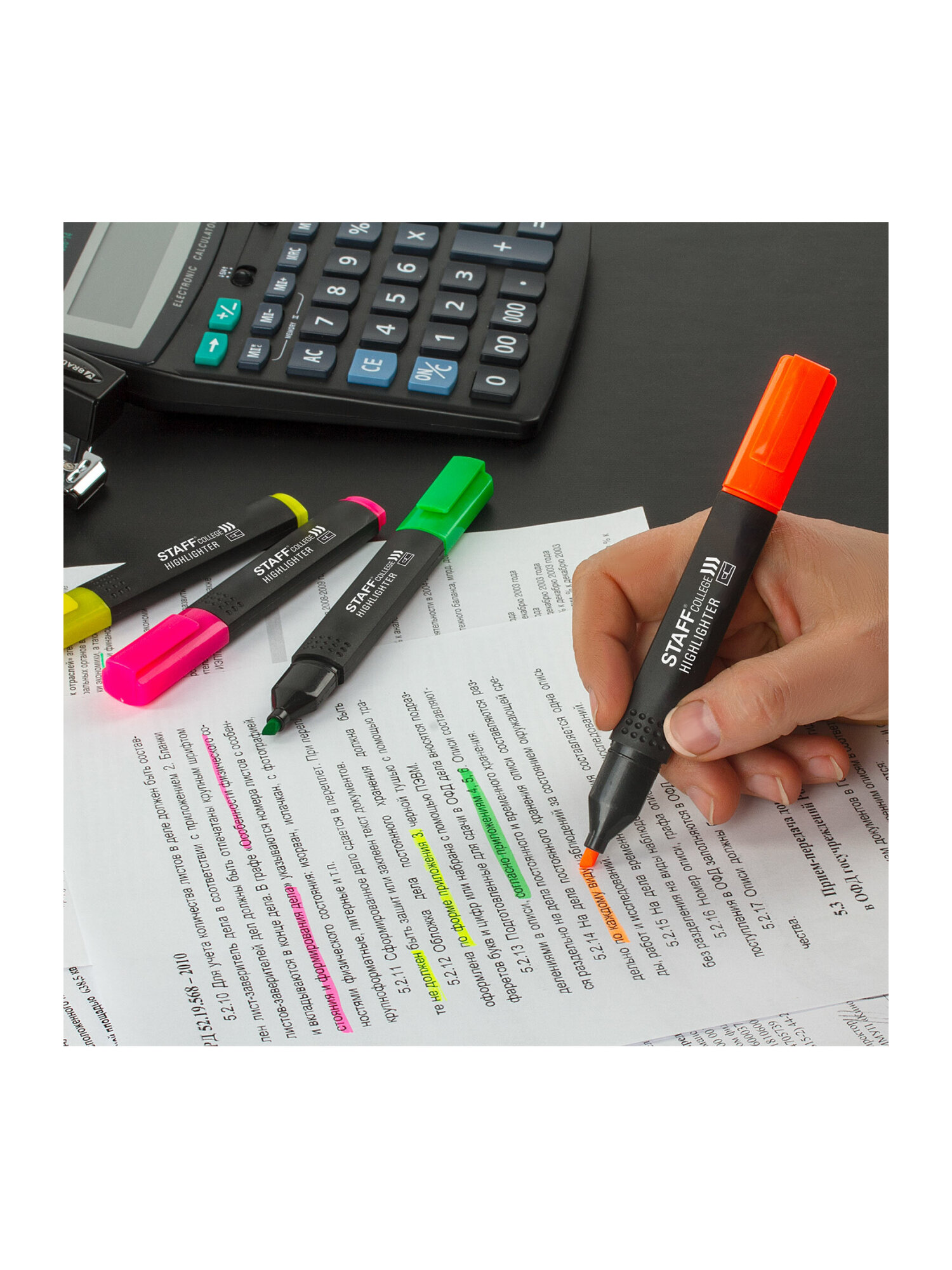 Текстовыделители Staff 6 шт. - фото 13