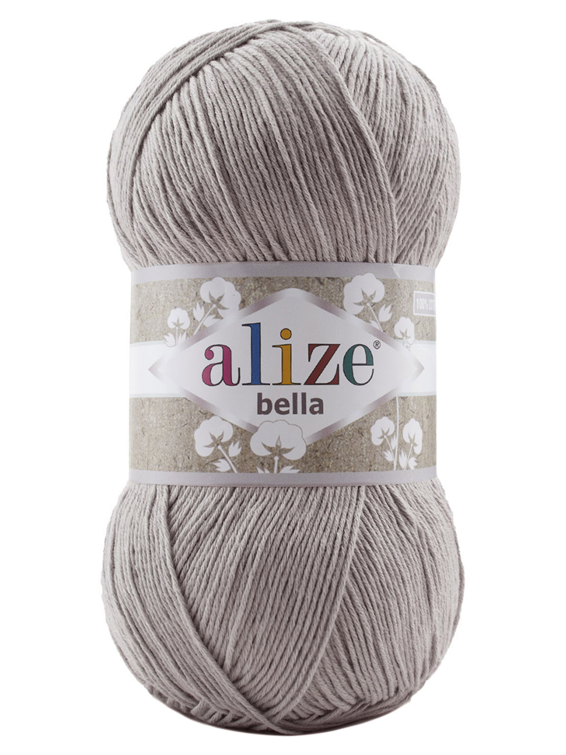 Пряжа Alize для теплой одежды Bella 100 100 гр 360 м 100% хлопок 5 мотков 629 норка - фото 4
