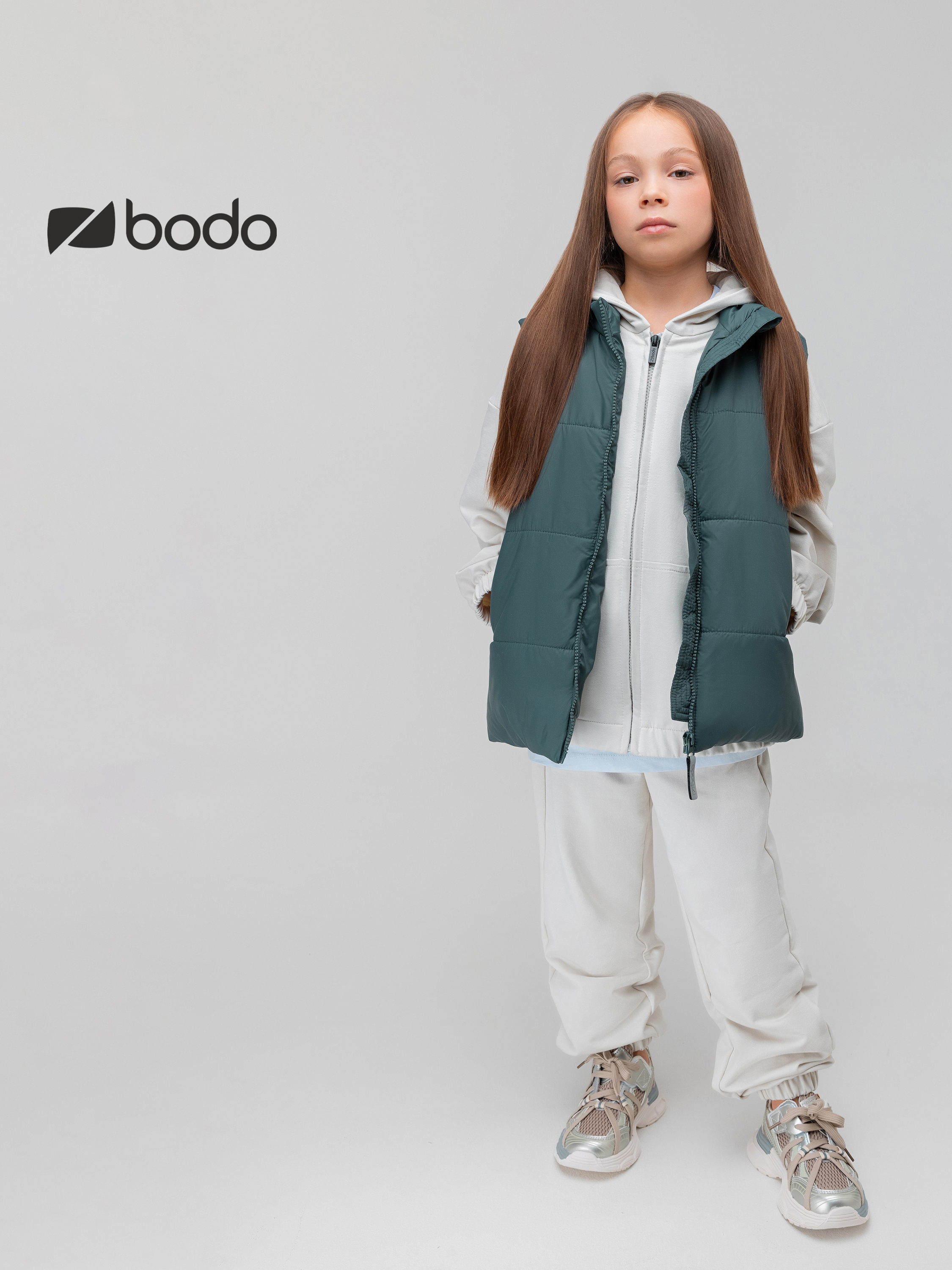 Жилет Bodo 14-88MU_темно-серый - фото 3