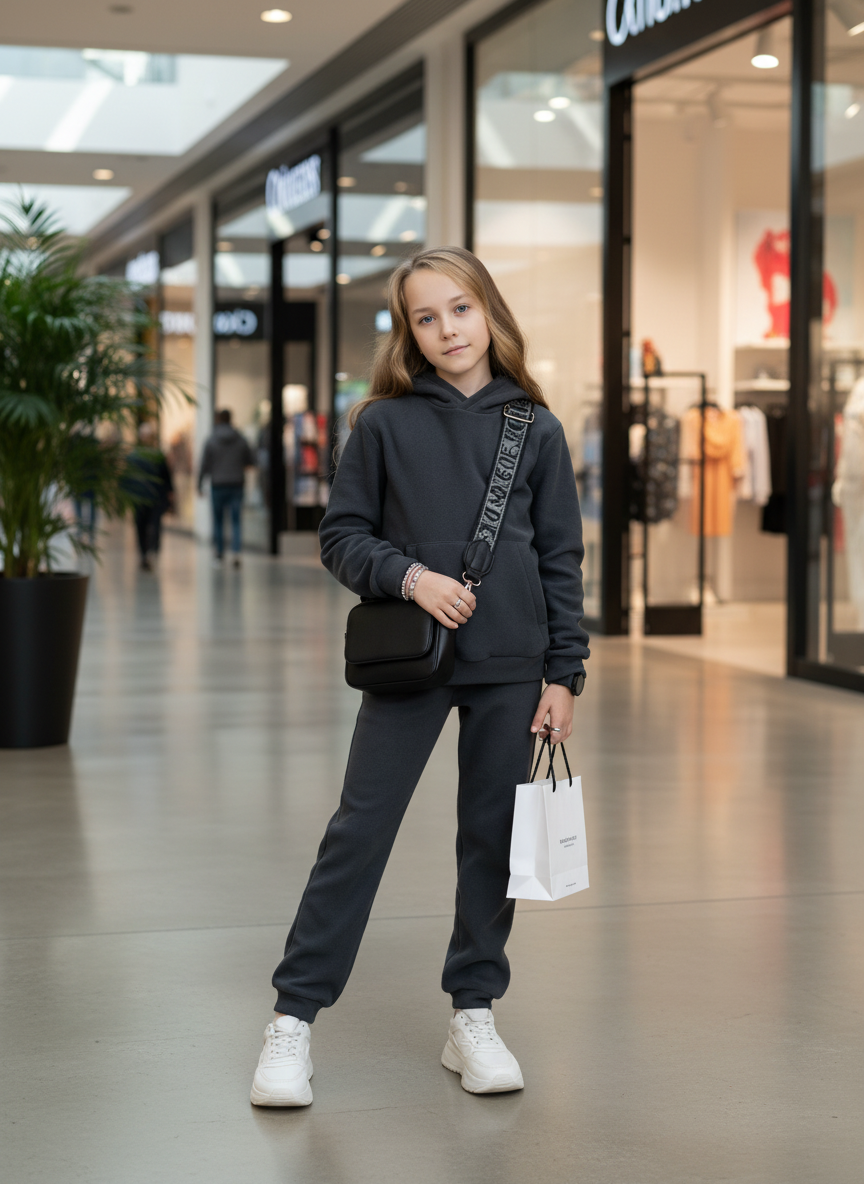 Костюм Утенок 7043г(ш) антрацит - фото 3