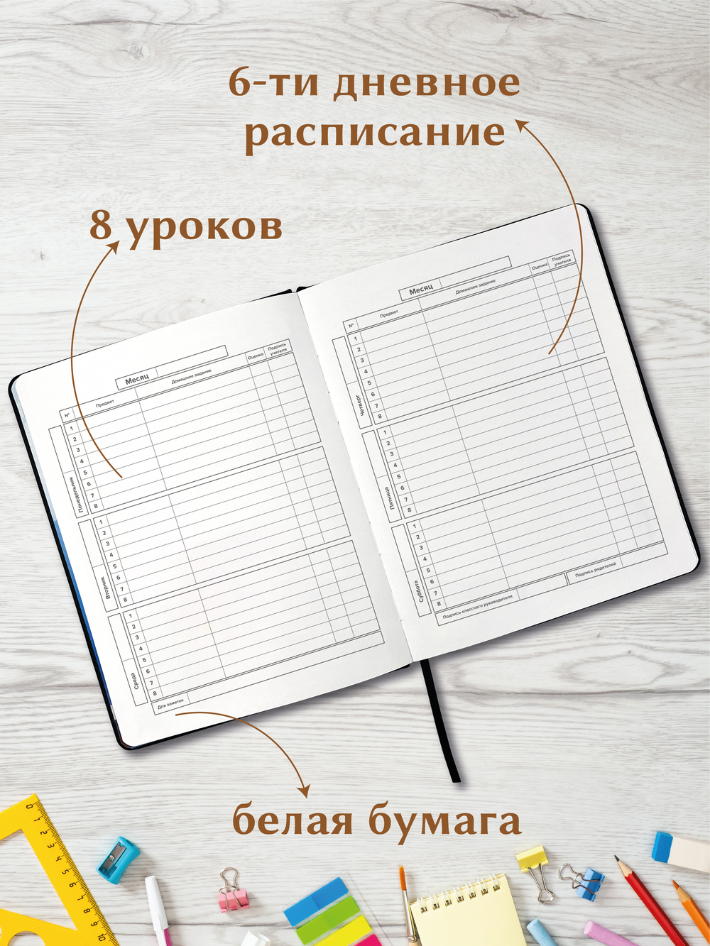 Дневник школьный AXLER 5 – 11 класс для мальчика и девочки - фото 4
