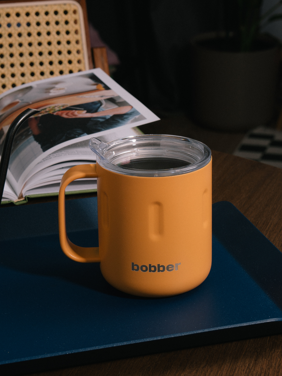 Термокружка 300 мл для напитков Mug Bobber оранжевый - фото 7