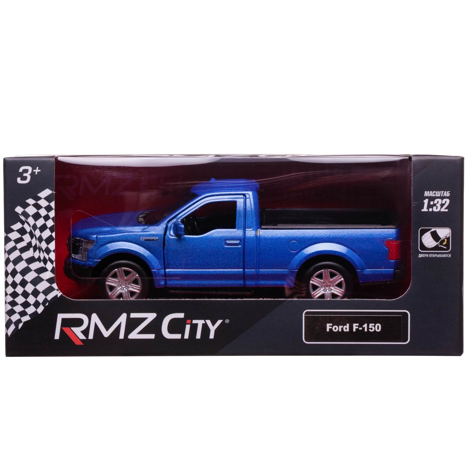 Пикап Uni-Fortune Ford 1:32 554045-BLU - фото 1