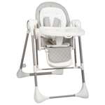 Стульчик для кормления JOVOLA Muza с функцией электрокачели серый