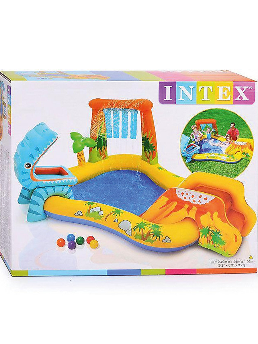 Игровой центр Intex Динозавр Надувной - фото 4