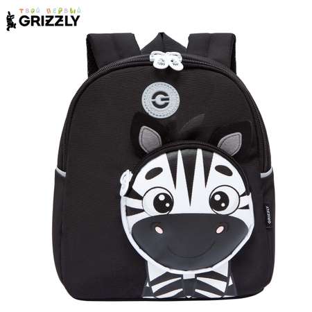 Рюкзак дошкольный Grizzly Зебра