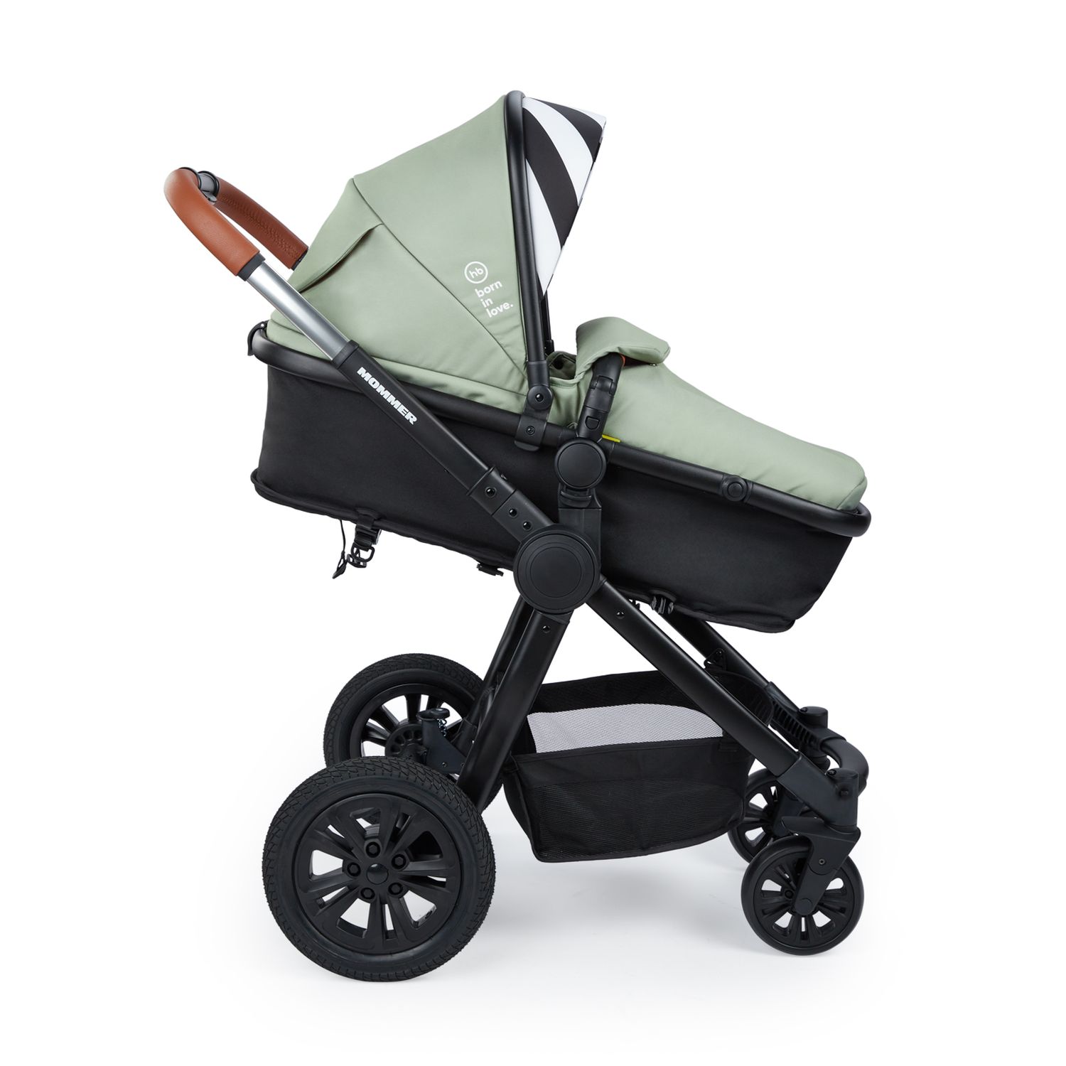 Коляска трансформер Happy Baby Mommer Dark Green зеленый - фото 13