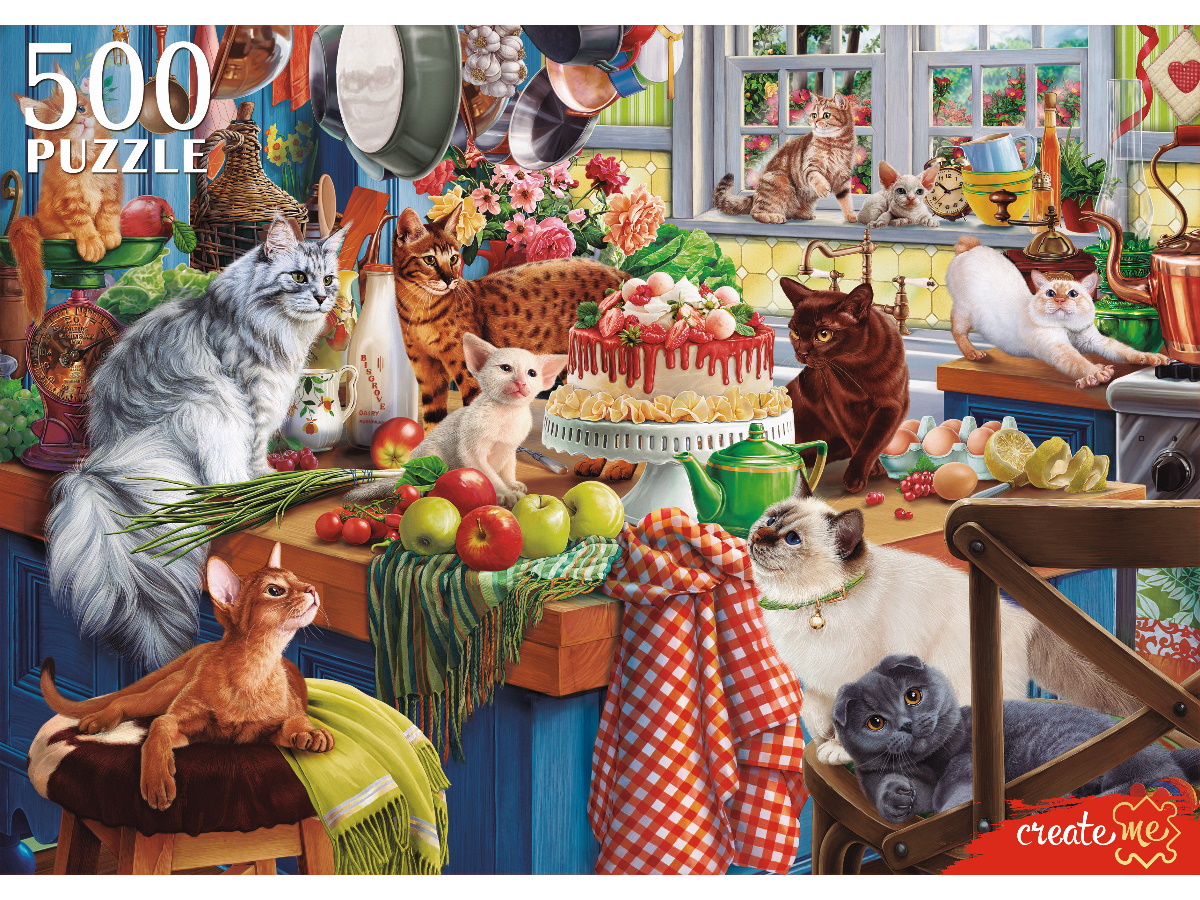 Пазл Рыжий кот классический - фото 1