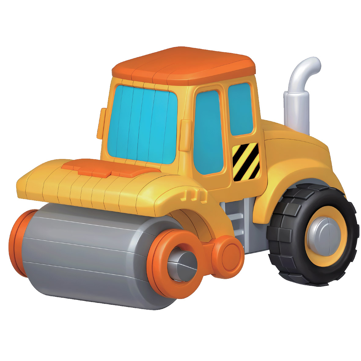 Конструктор СЛИПАРИКИ Дорожный каток 27 дет. - фото 3