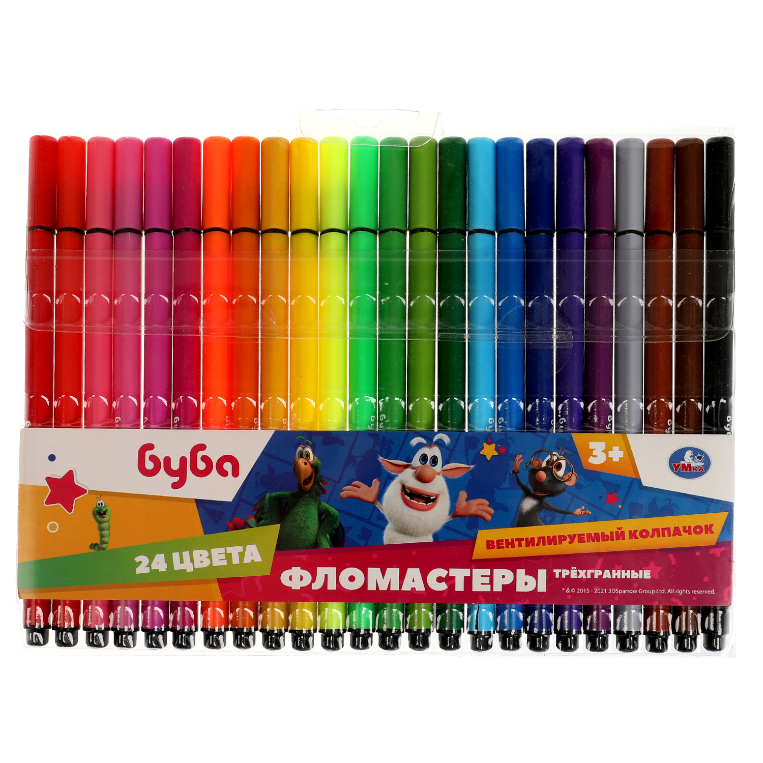 Фломастеры УМка 24 цв. - фото 1