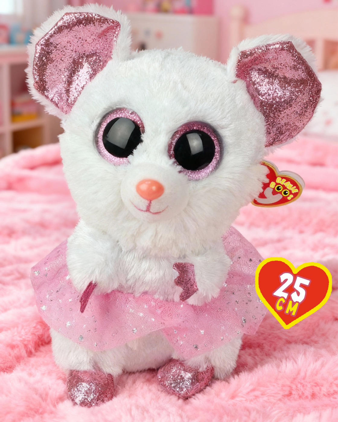 Мягкая игрушка TY Мышка - фото 1