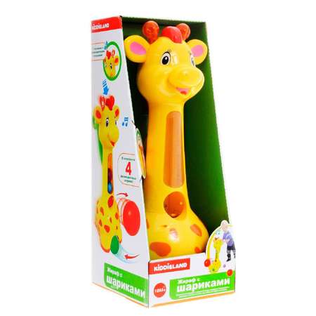 Каталка Kiddieland Жираф с шарами 052365