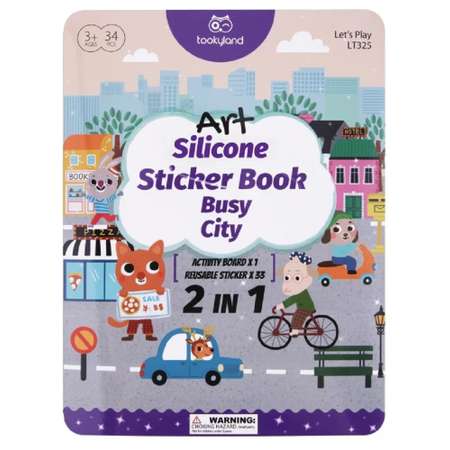 Многоразовые стикеры Tookyland LT325 Город