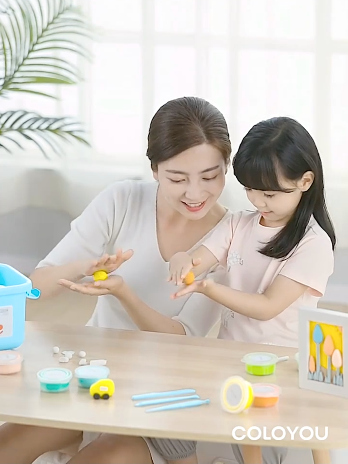 Пластилин COLOYOU премиум качество воздушный, легкий 24 цв. - фото 3