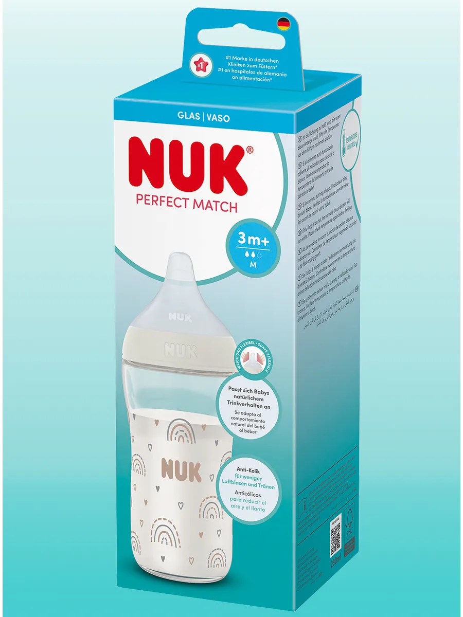 Бутылочка Nuk 230 мл 1 шт. - фото 1
