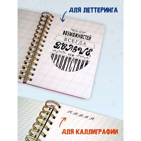 Блокнот Проф-Пресс для леттеринга и каллиграфии 80 лист.