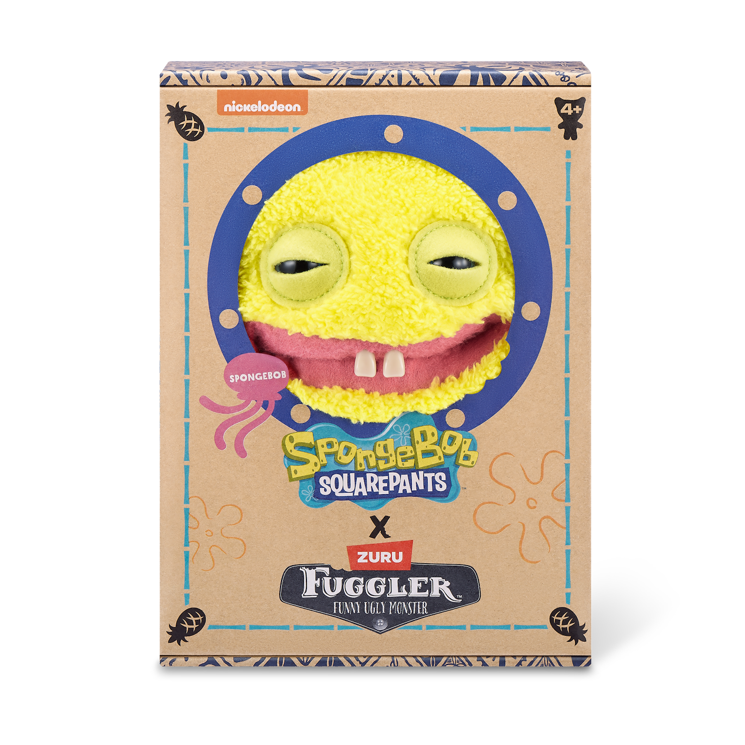Игрушка мягкая FUGGLER Губка Боб - фото 9
