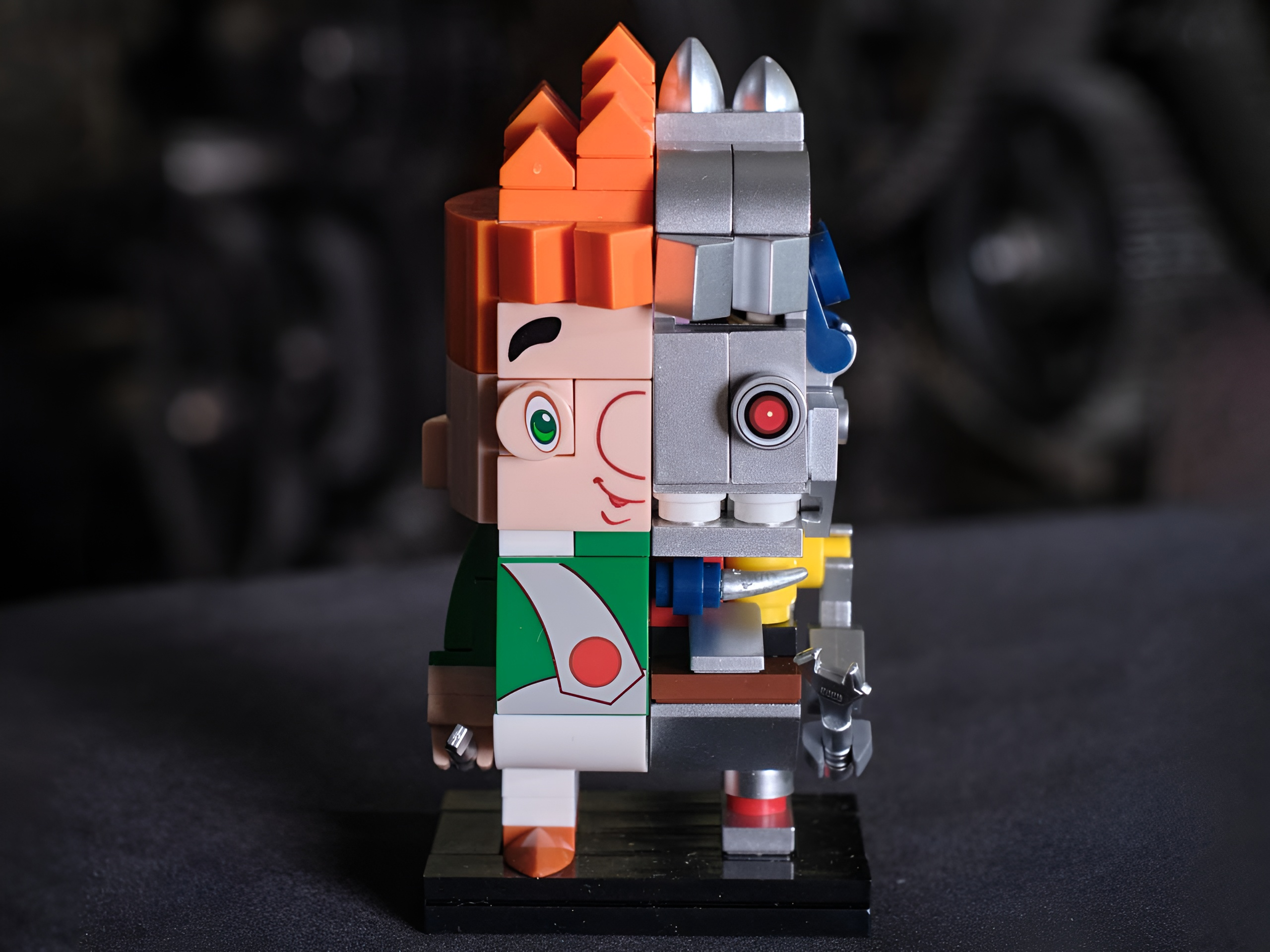 Конструктор brick labs Киборг: Карлсон из мини-блоков 142 дет. - фото 3