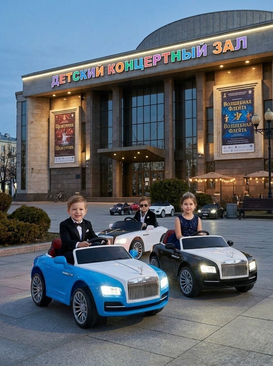 Электромобиль TOMMY Rolls-Royce Rolls-Royce RR-10 С пультом ДУ - фото 4