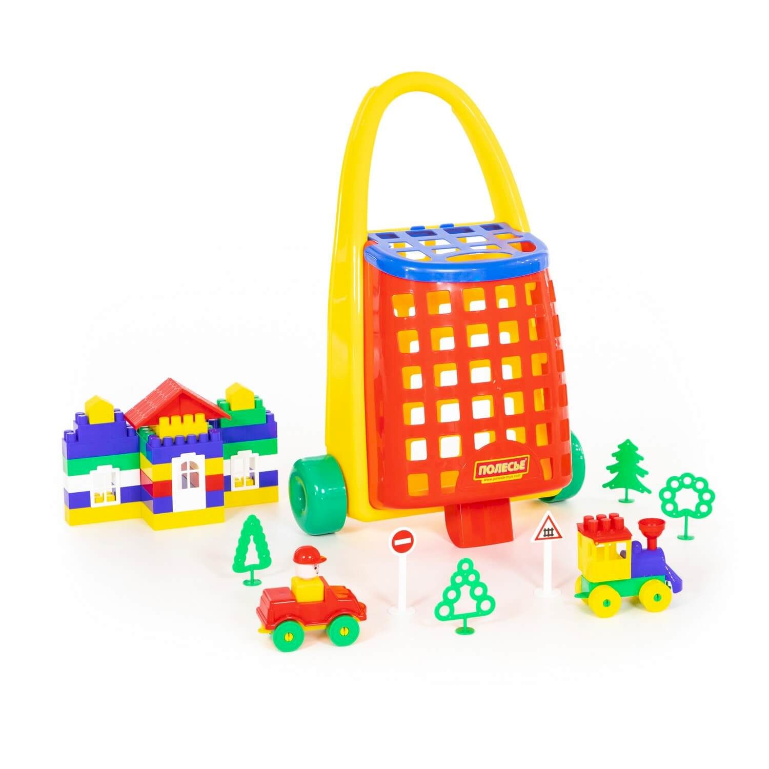Конструктор Palau Toys Забавная тележка Строитель - фото 2