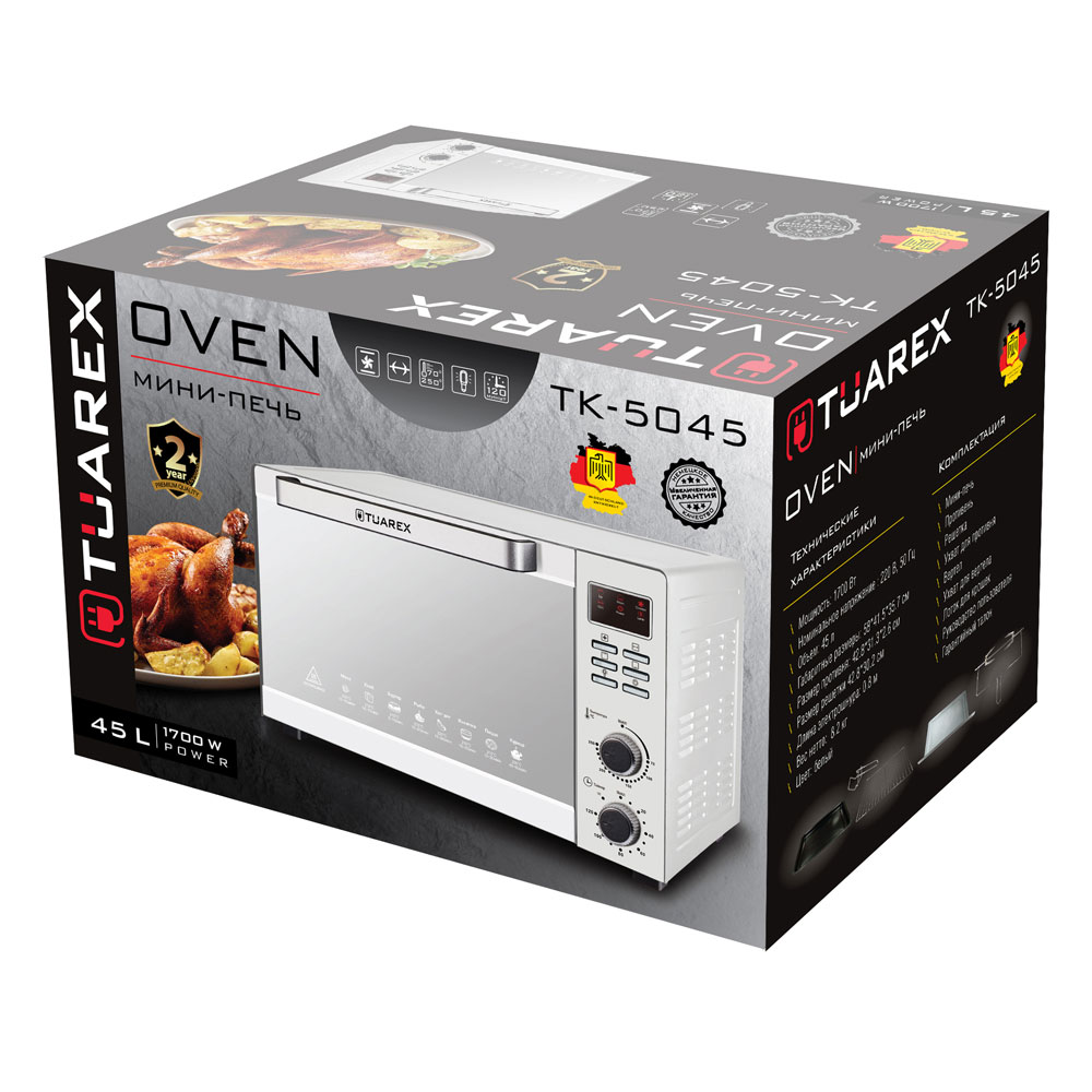 Мини-печь TUAREX TK-5045 - фото 9