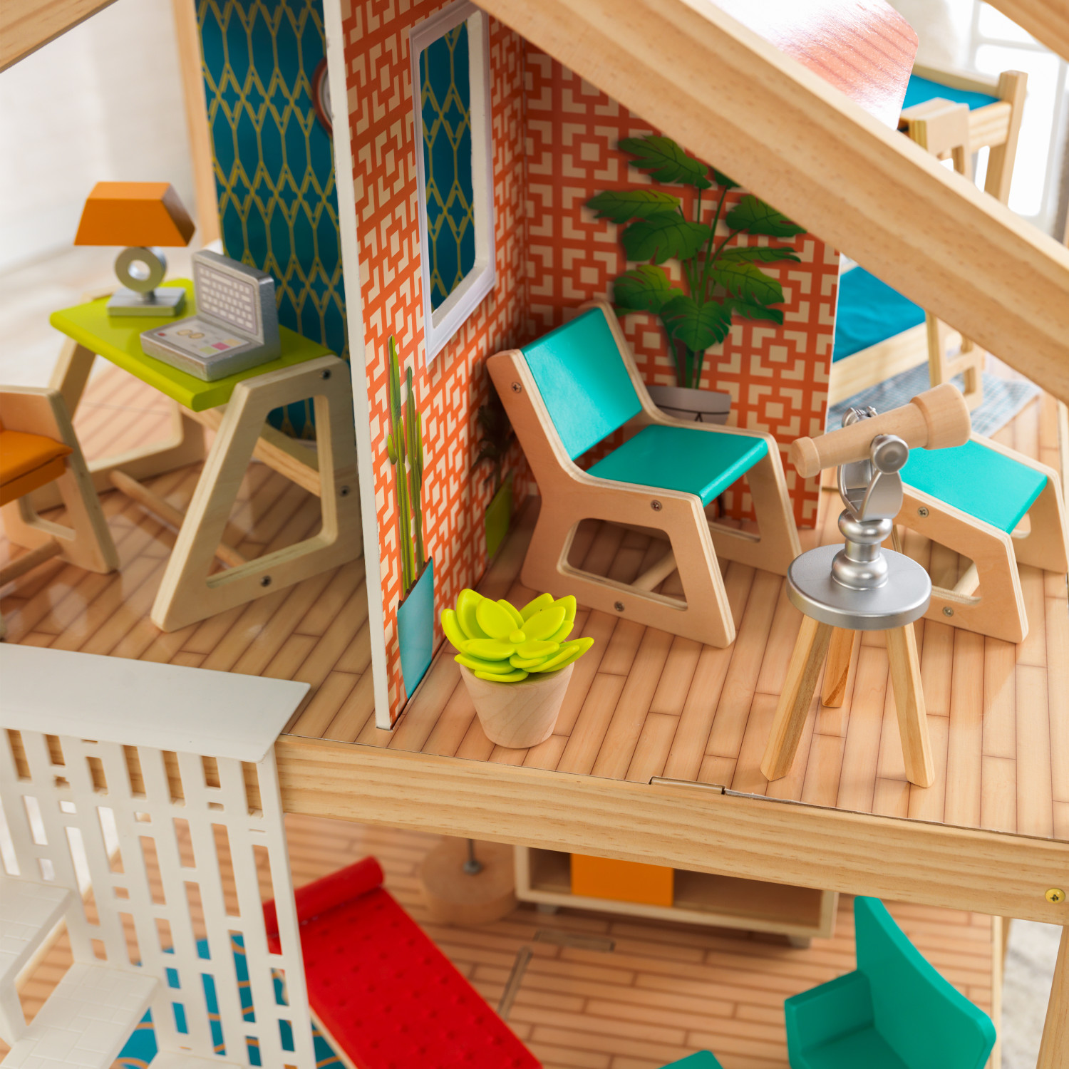 Домик для кукол KidKraft с мебелью 65199_KE - фото 8