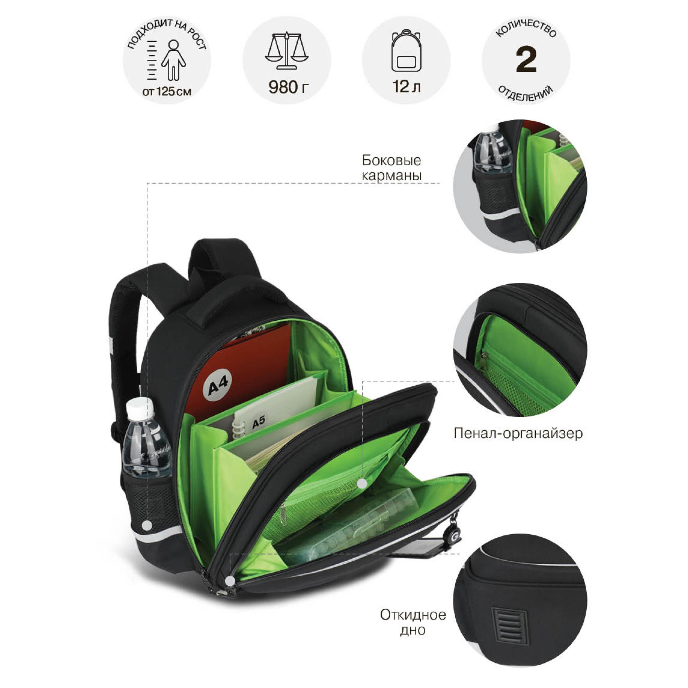 Ранец Grizzly Мяч - фото 9