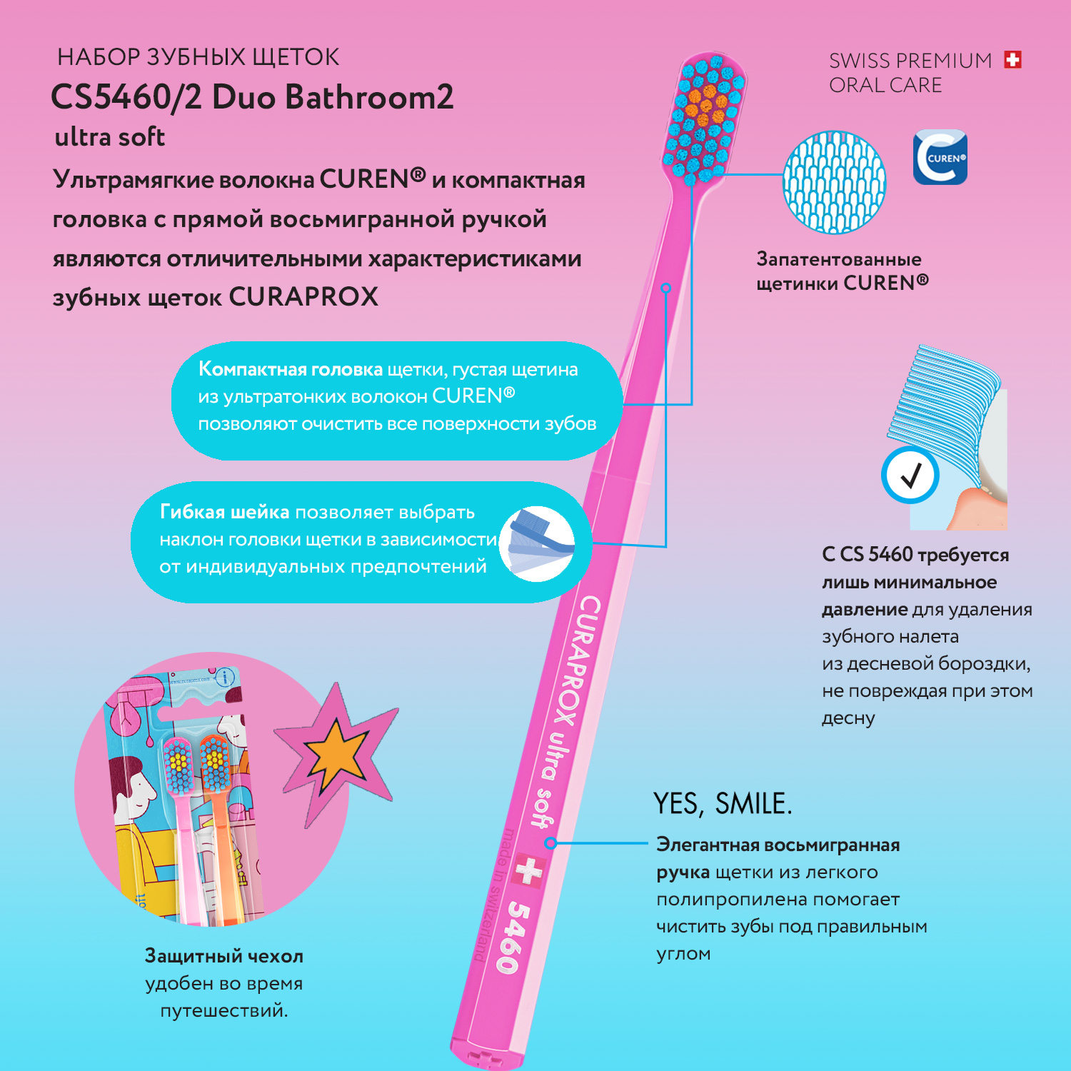 Зубная щетка классическая Curaprox - фото 3