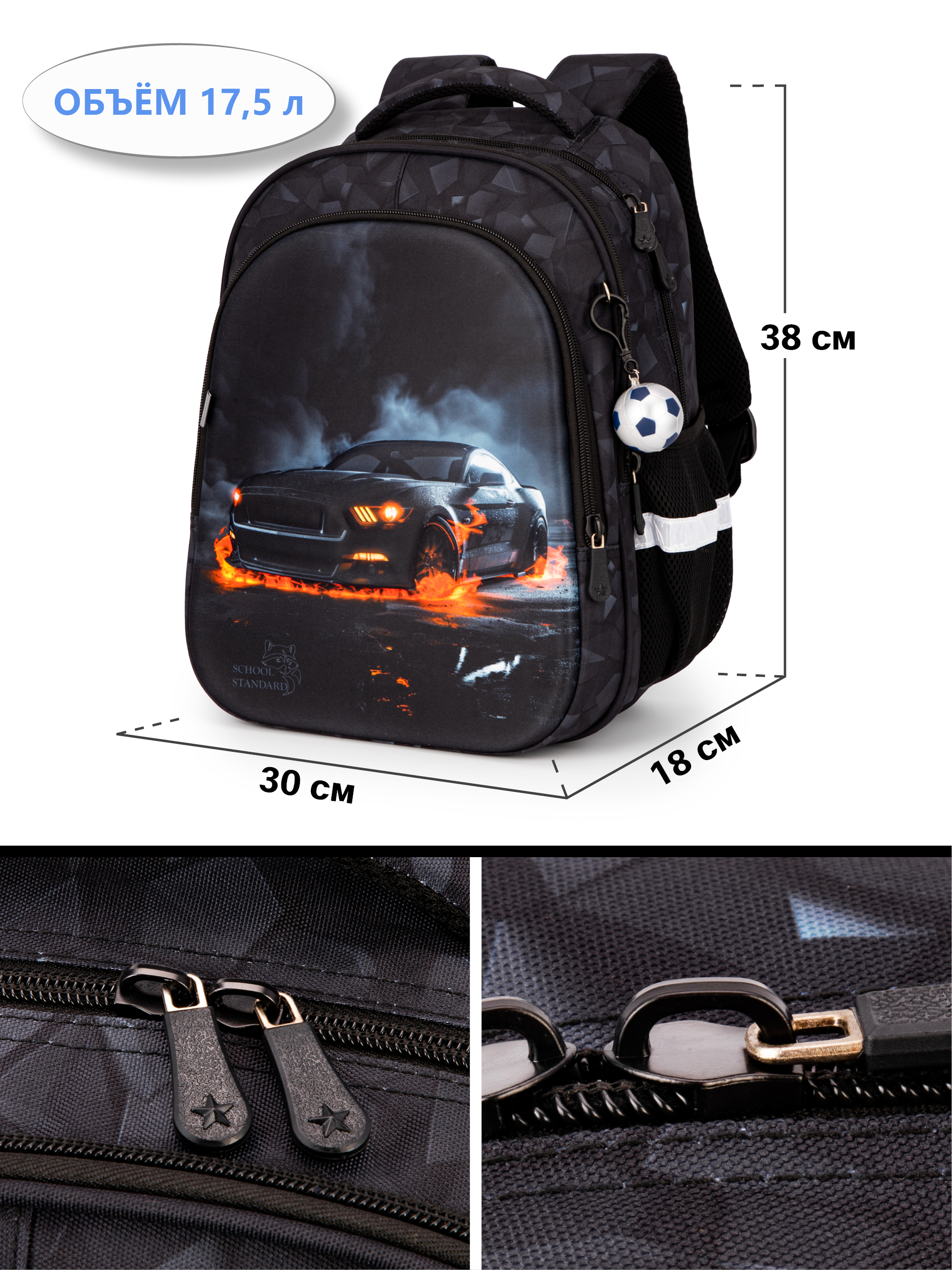 Рюкзак School Standard первокласснику набор 4 в 1 - фото 11