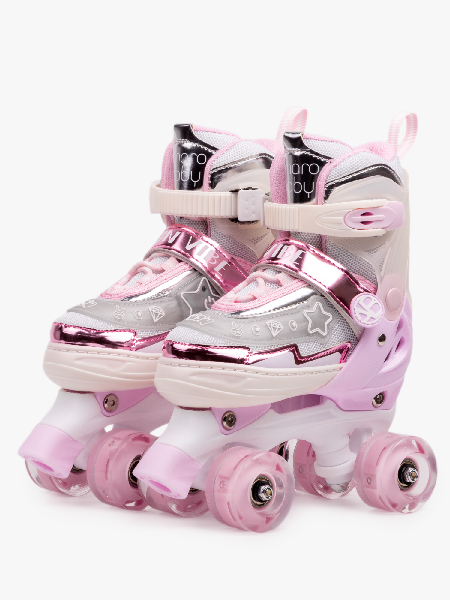 Роликовые коньки Amarobaby L 34-37 - фото 19