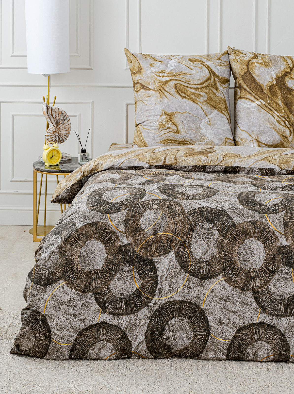 Комплект постельного белья LOVEBERRY Аммонит двуспальный 4 предм. - фото 4