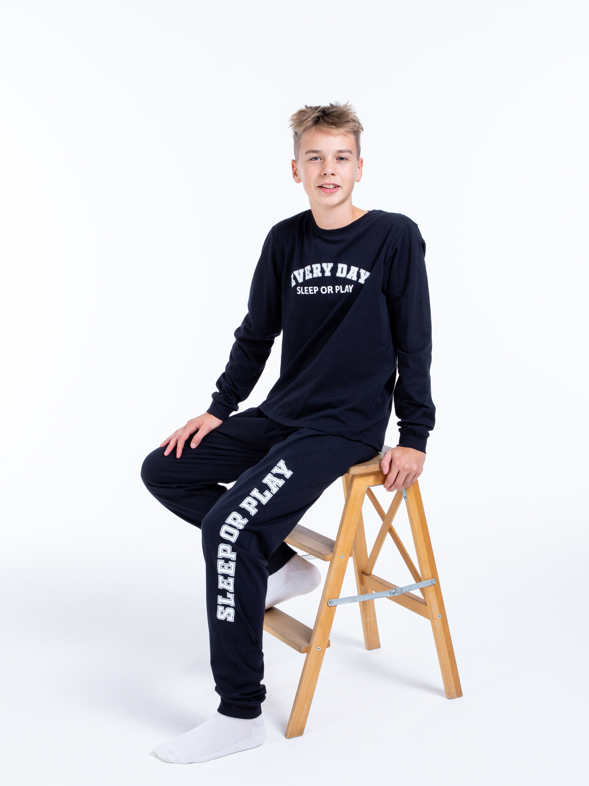 Пижама Lets Go 92268-черный - фото 14