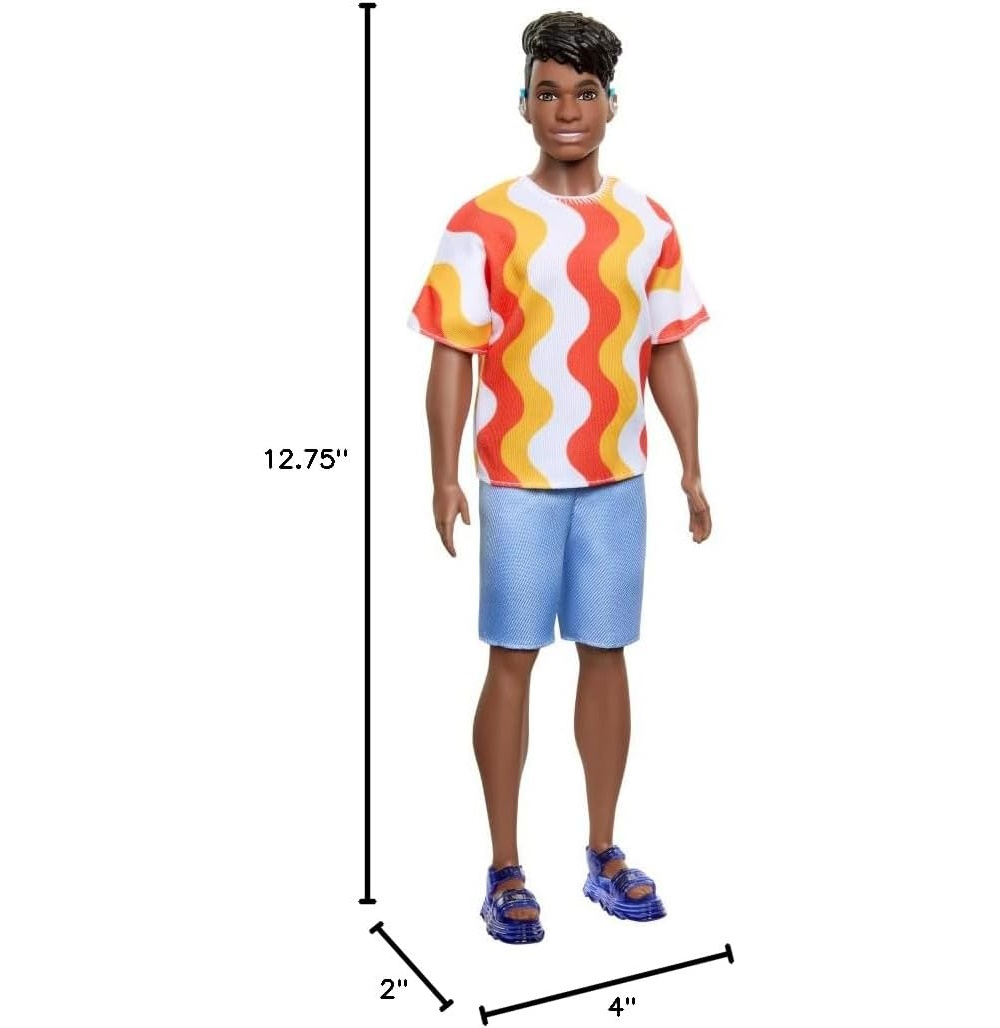 Кукла модельная Barbie Fashionistas Игра с модой Кен DWK44/HRH23 - фото 5