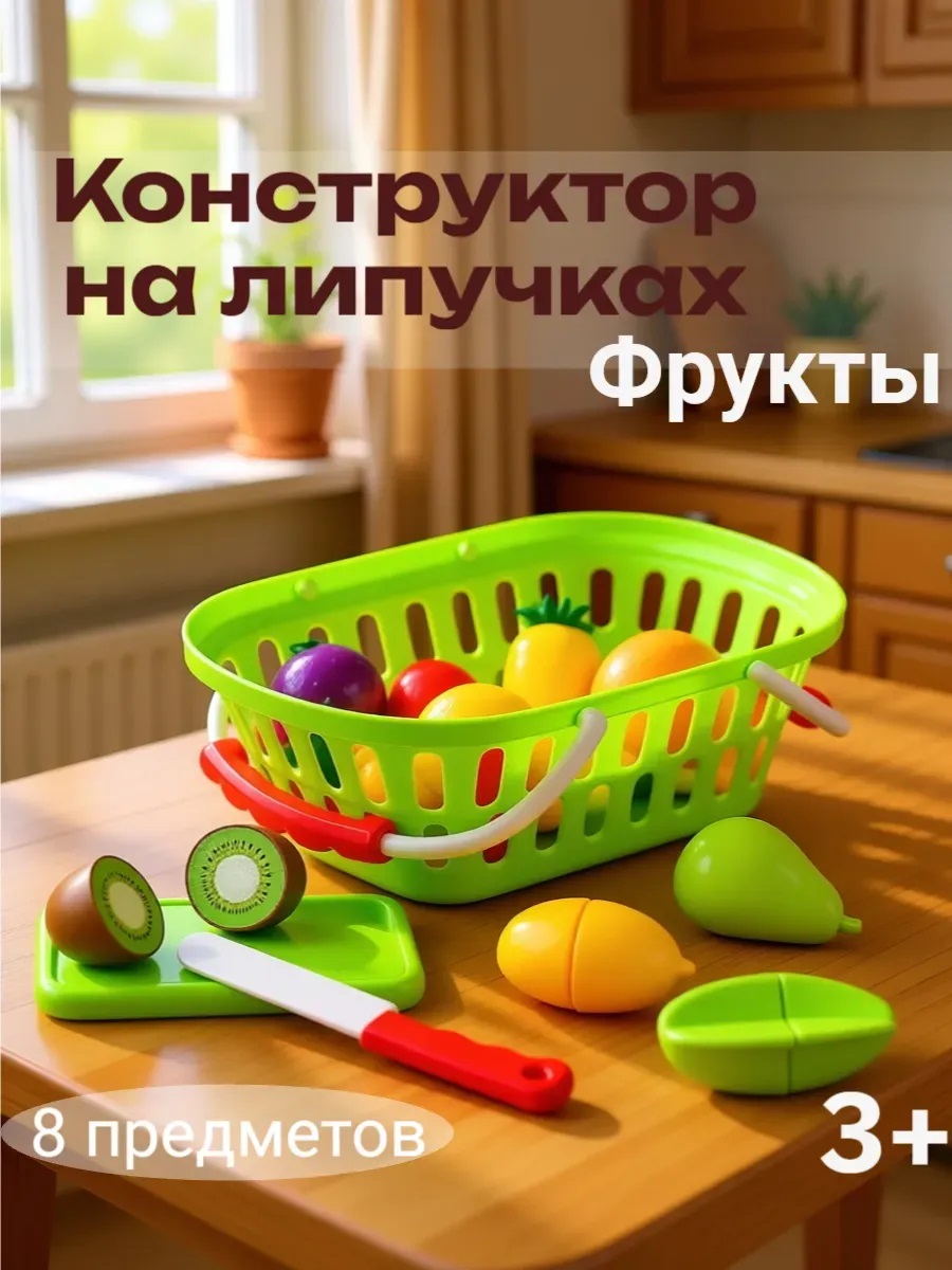 Игрушка Altacto Овощи и фрукты 10 предм. - фото 1