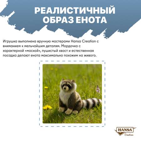 Мягкая игрушка HANSA енот