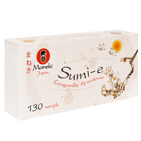 Бумажные салфетки Maneki 130 шт.