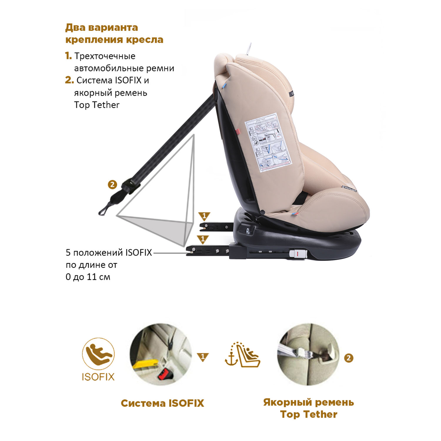 Автокресло BabyCare Shelter Isofix 0+/1/2/3 (0-36 кг) - фото 4