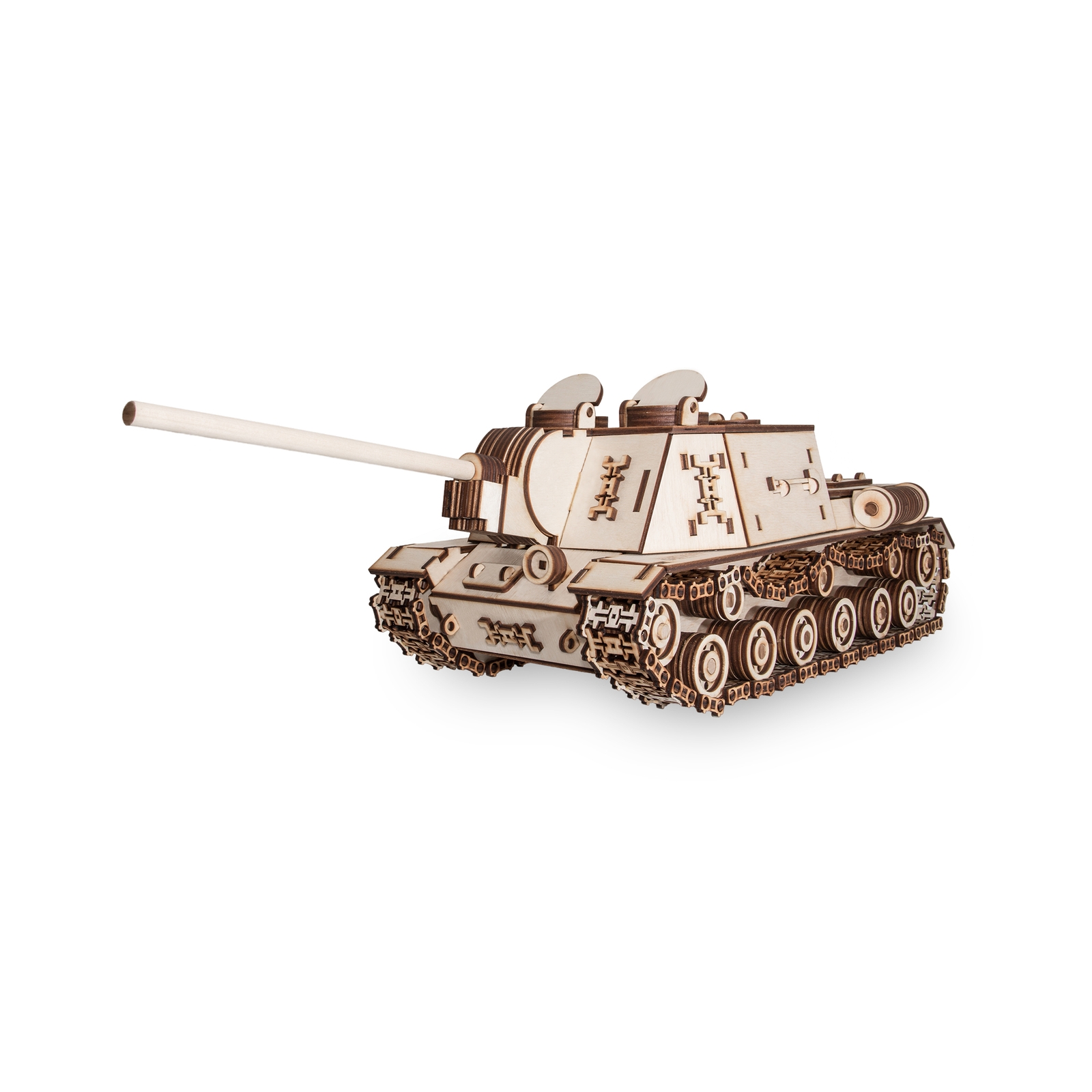 Конструктор Eco Wood Art Танк ИСУ-152 деревянный - фото 7