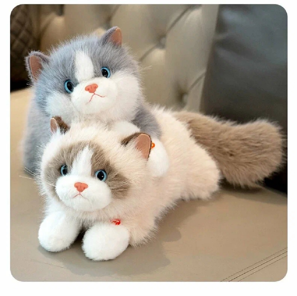 Мягкая игрушка ТОТОША котик плюшевый со звуком 40 см - фото 10