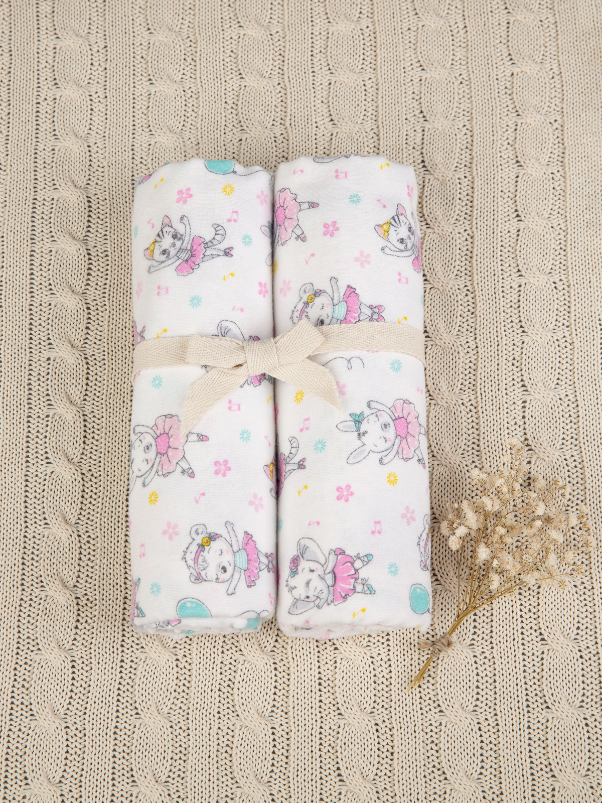 Пелёнка Чудо-Чадо фланель 90х120 см 2 шт. - фото 14