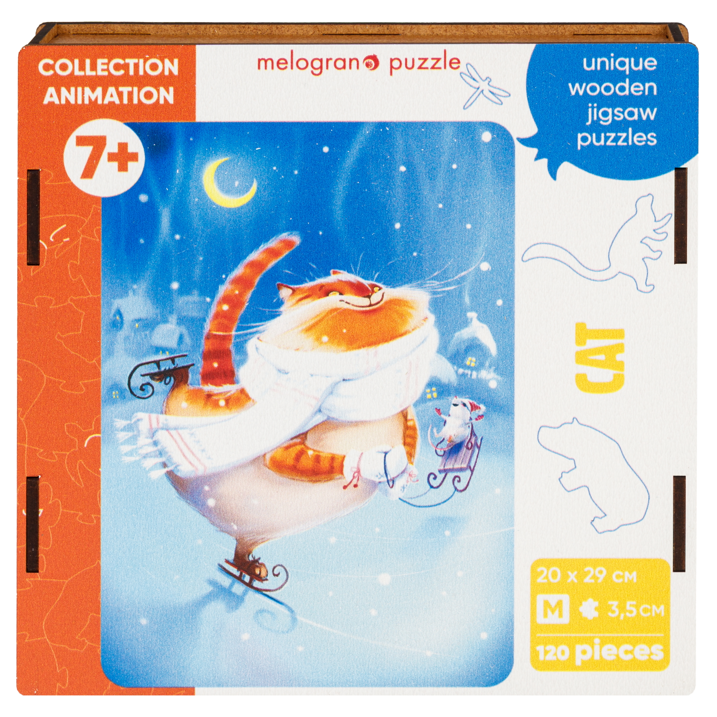 Пазл Melograno puzzle деревянный - фото 1