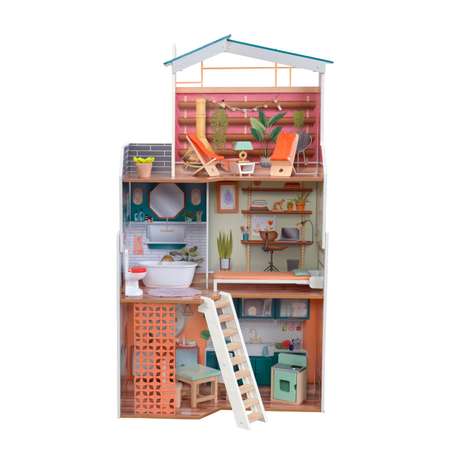 Домик для кукол KidKraft с мебелью