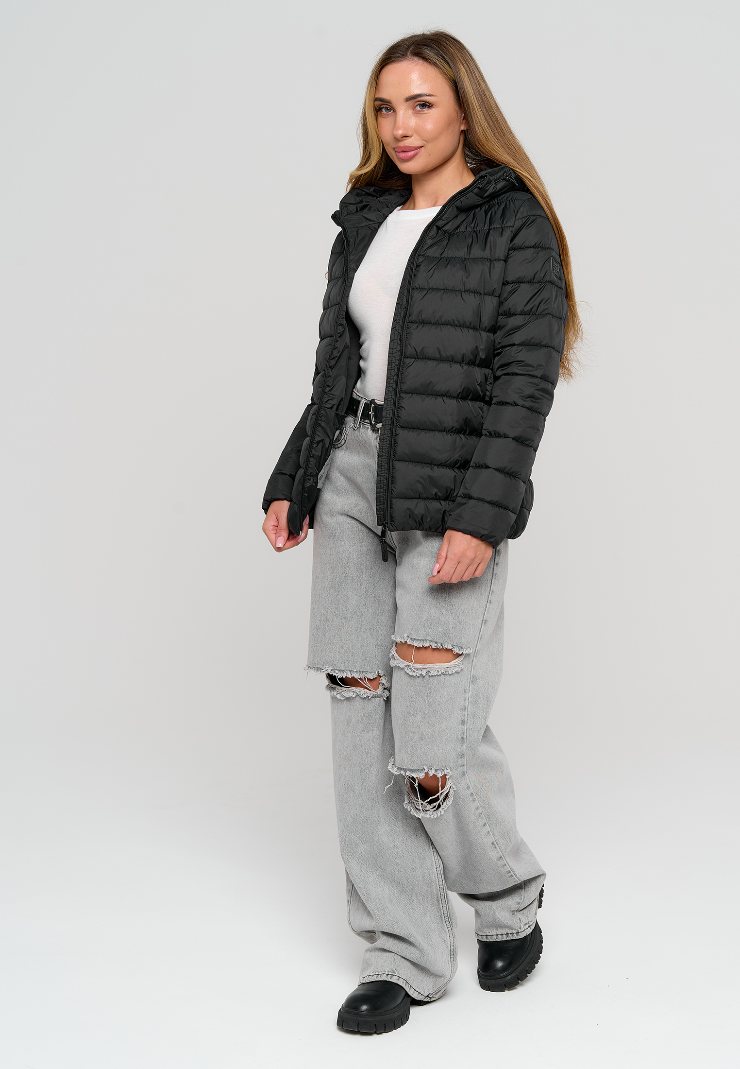 Куртка Stylish AMADEO AJ-8507-черный - фото 5