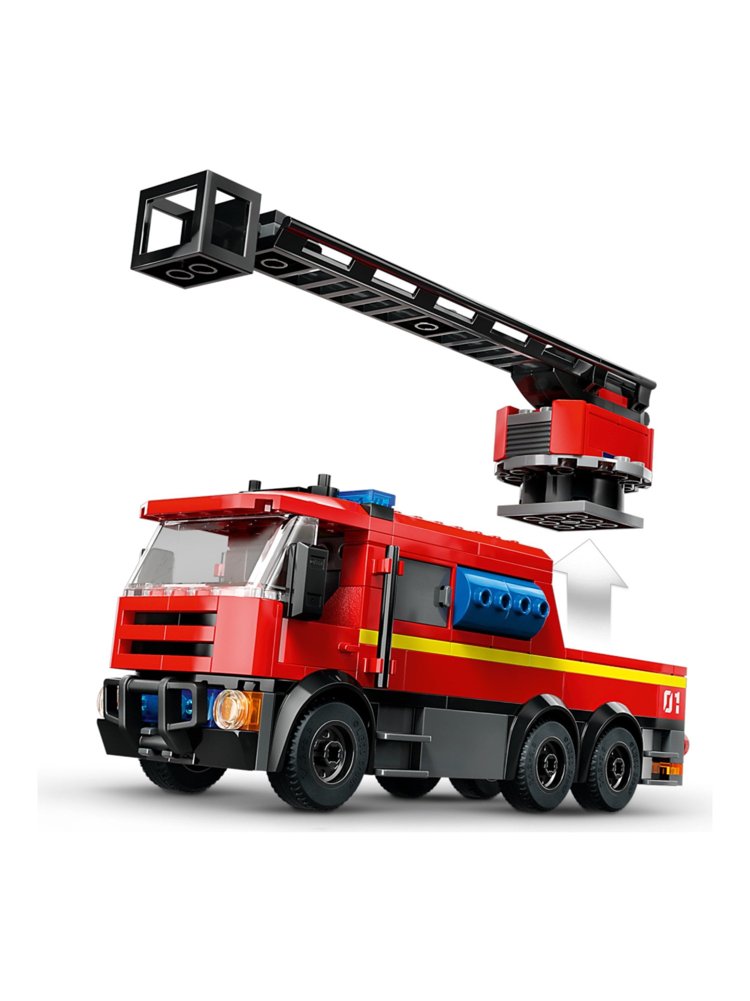 Конструктор LEGO City Пожарная часть с машиной 843 дет. - фото 4