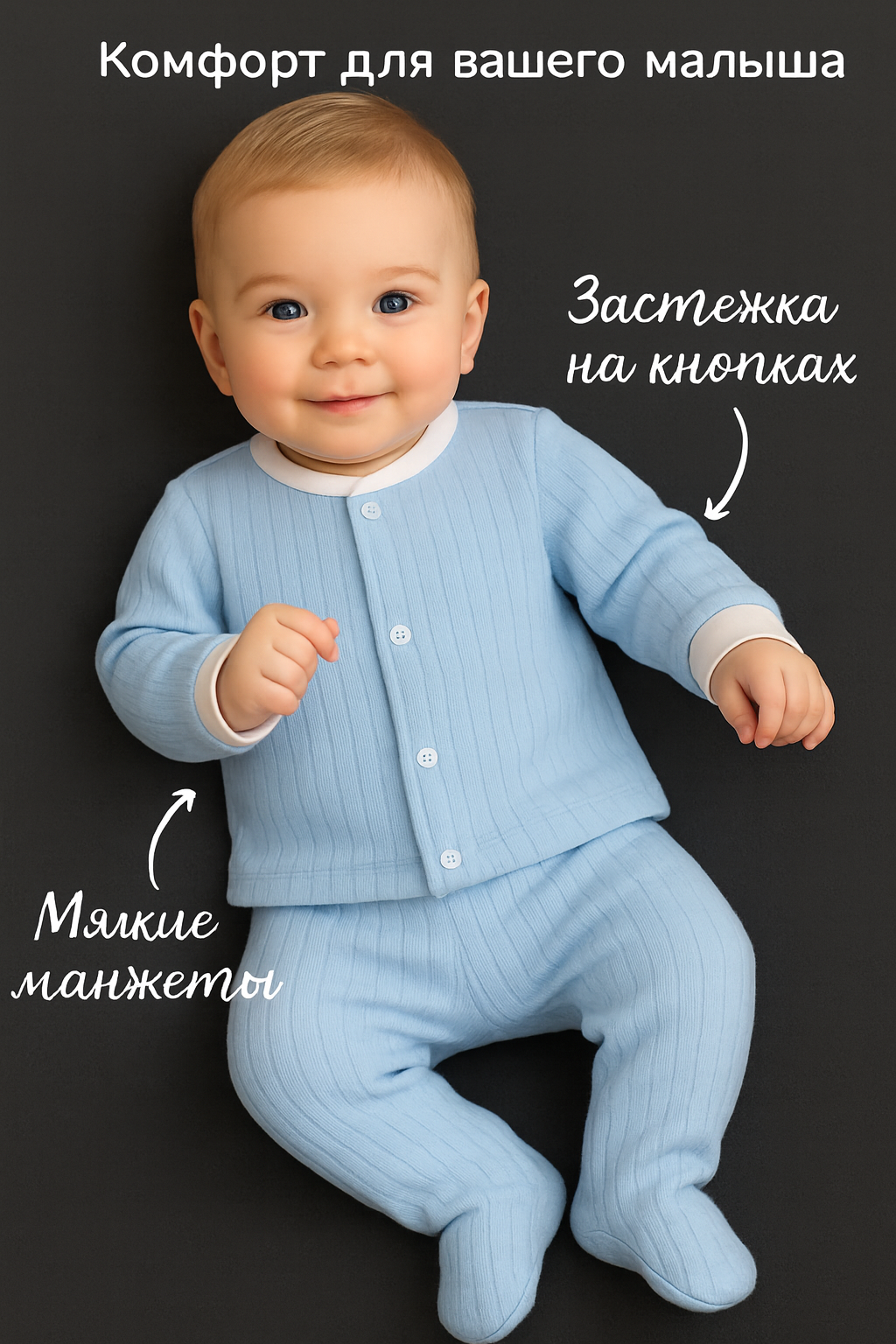 Распашонка 3 шт Софьюшка Kof/Sof-005/005 - фото 6