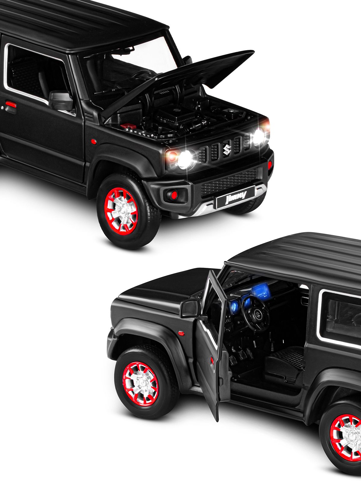 Внедорожник АВТОпанорама Suzuki Jimny 1:18 JB1251509 - фото 10
