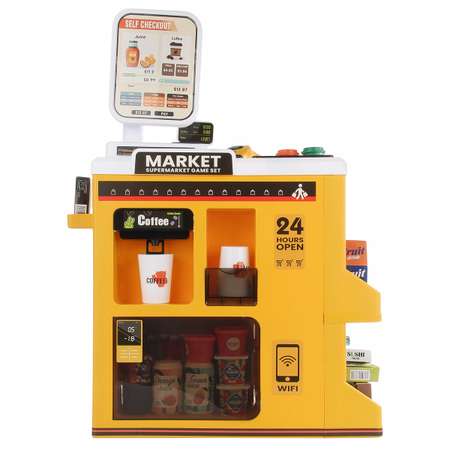 Игровой набор Veld Co касса, прилавок, продукты
