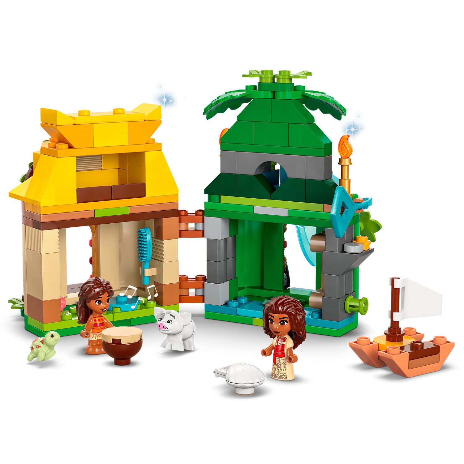 Конструктор LEGO Disney Princess Развлечения Моаны на острове 175 дет. - фото 9