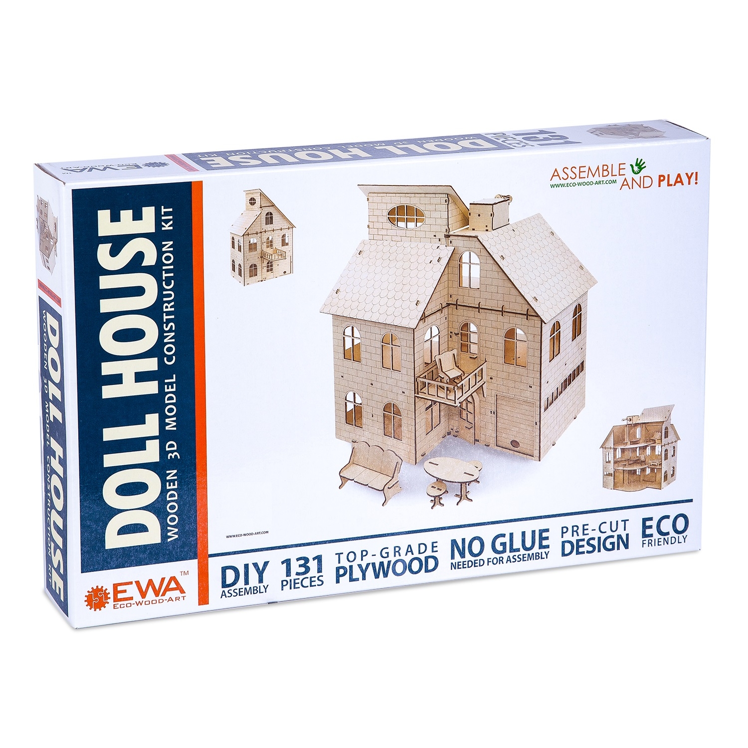 Домик для кукол Eco Wood Art EHouse - фото 17